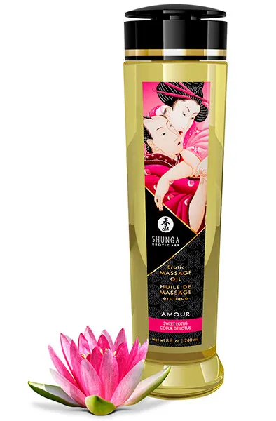 Shunga Massage Oil Amour Sweet Lotus 240ml