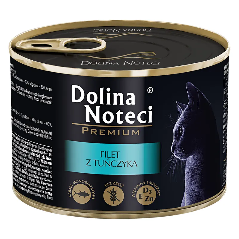 Dolina Noteci Premium, filety, 12 x 185 g - Filet z tuńczyka