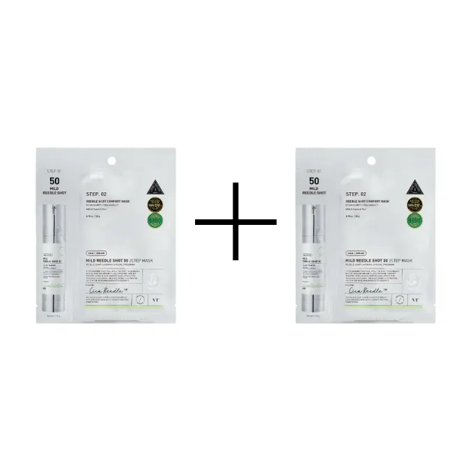 VT Cosmetics Mild Reedle Shot 50 2 Steps Maska do Twarzy 1+1