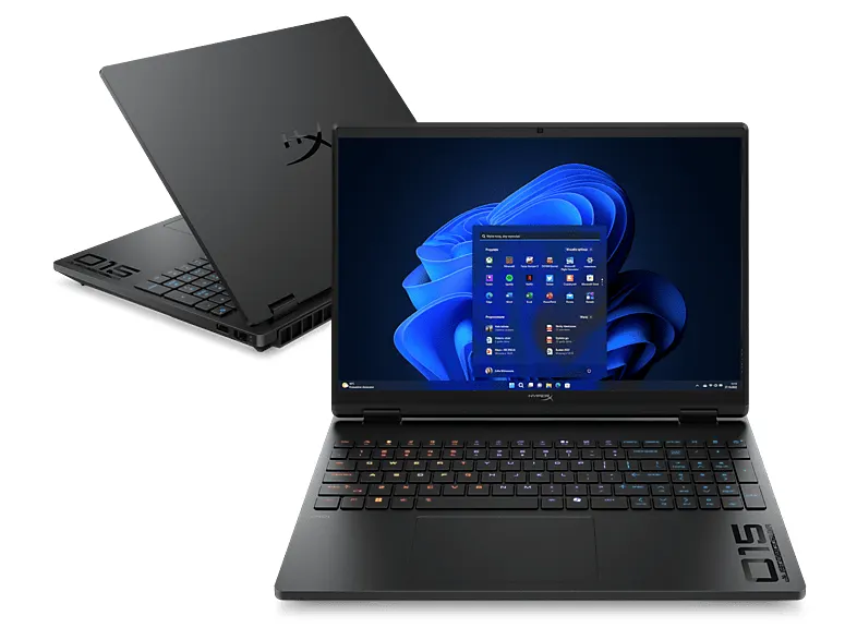 Laptop HyperX Omen 15-gb0103nwx / AMD Ryzen™ 7 8745HX 16 GB RAM 512 SSD GeForce RTX™ 5060 Windows 11 Home Czarny