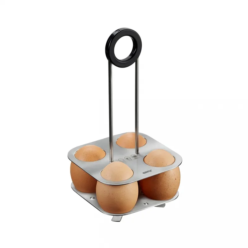 Stojak do gotowania jajek 10,5x10,5x20cm Gefu Brunch srebrny