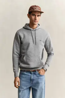 Gant Bluza Męska Z Kapturem Regular Fit Szara