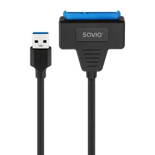 Savio Adapter USB-A 3.1 Gen 1 (M) - SATA (F) do dysków SATA 2.5 cala , AK-68