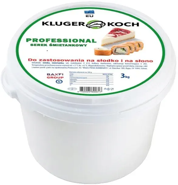 Serek śmietankowy 3 kg do kremów i serników