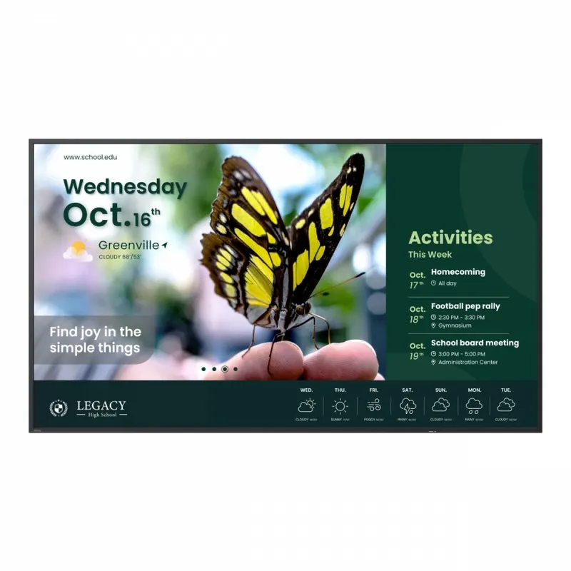 Benq Monitor wielkoformatowy 55 cali ST5504 LED 4K/4500:1/ANDROID
