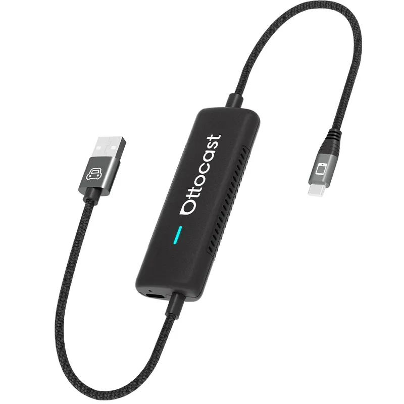 Adapter samochodowy Ottocast Mirror Touch Wireless CA450-T Android CarPlay czarny