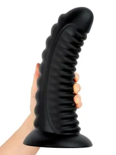 Buttr Double Ribbed Butt Plug 26 cm
