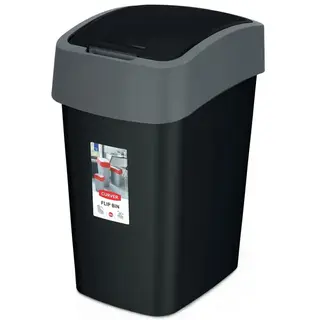 KOSZ NA ŚMIECI POJEMNIK NA ODPADY KUBEŁ CZARNY 50L DO ODPADÓW MOCNY CURVER