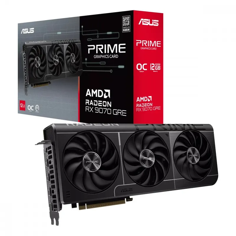 Asus Karta graficzna Radeon RX 9070 GRE OC Edition 12GB GDDR6 HDMI/3DP