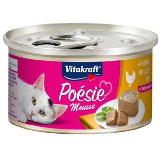 Vitakraft Poésie Mousse, 12 x 85 g - Kurczak