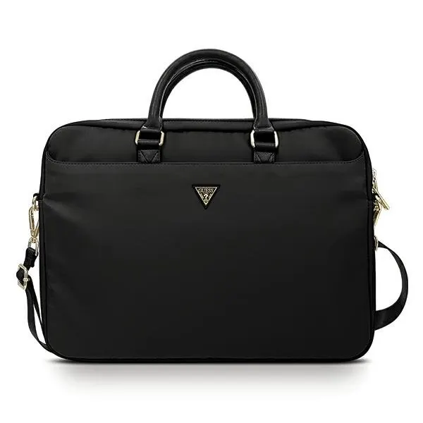 GUESS Torba do notebooka 16 cali GUCB15NTMLBK logo czarna