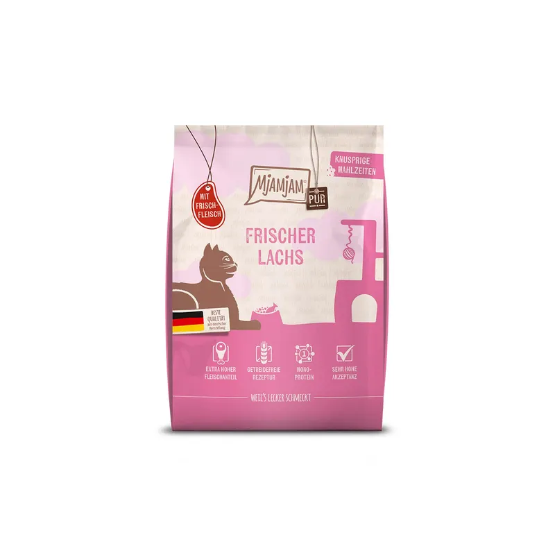 MjAMjAM Knusprige Mahlzeiten, świeży łosoś - 300 g