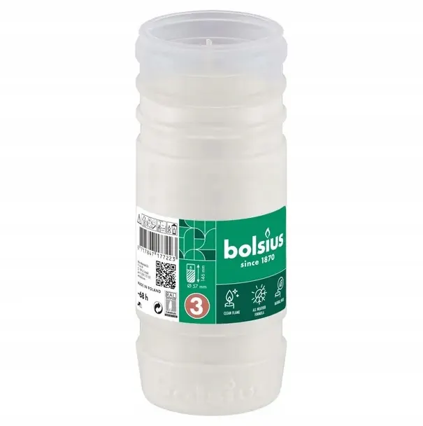 Wkłady do zniczy parafinowe Bolsius 3D RP3 20szt