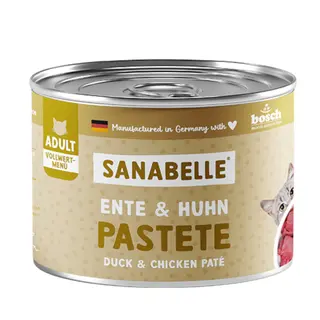 Sanabelle All Meat, 6 x 195 g - Kaczka i kurczak