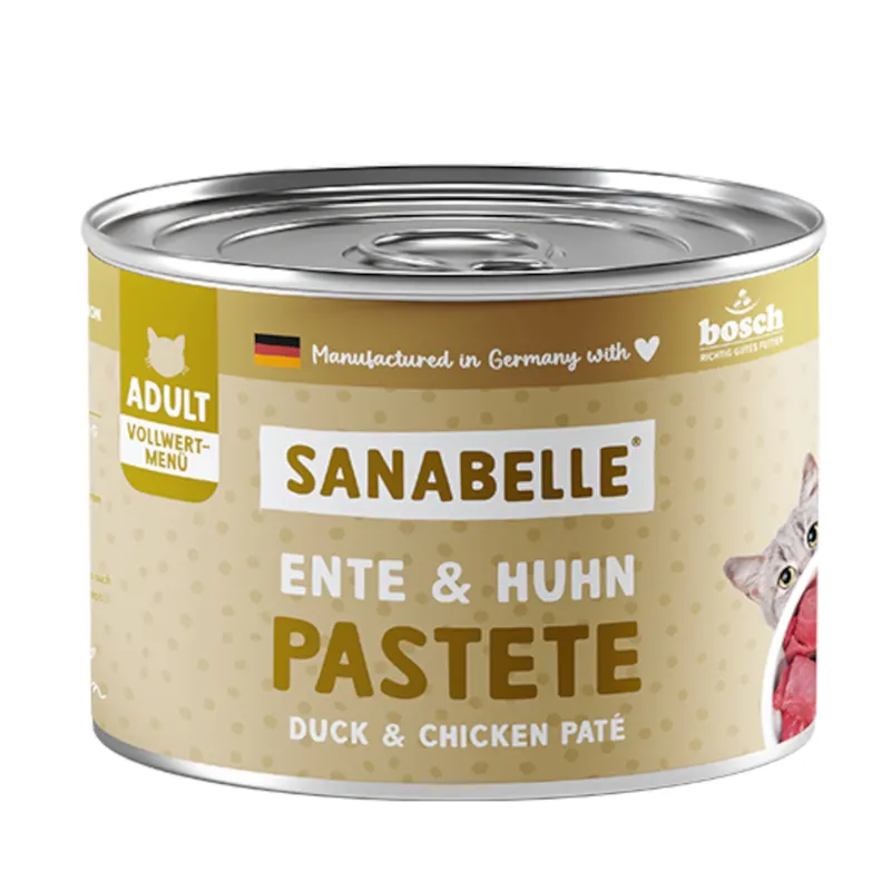 Sanabelle All Meat, 6 x 195 g - Kaczka i kurczak
