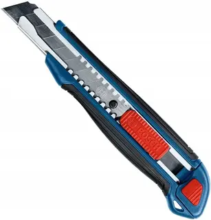 NÓŻ INTROLIGATORSKI 18MM METALOWA OBUDOWA ERGONOMICZNY UCHWYT