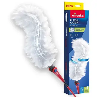 Miotełka do kurzu Vileda z długą rączką + 1 wkład Flex &amp; Catch