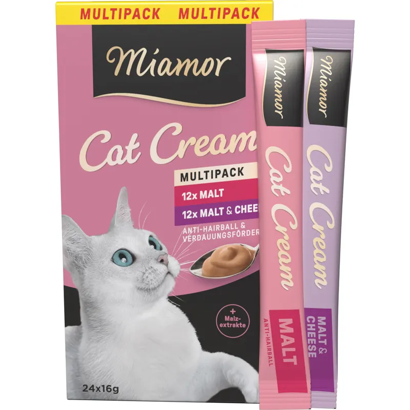Mieszany pakiet Miamor Cat Snack pasty dla kota - 24 x 16 g