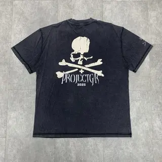 Yao Fashion Luxury Brand 25SS Joint Design Oversize Vintage High Street Print Vintage Tee Tops Loose T Shirt For Men Unisex