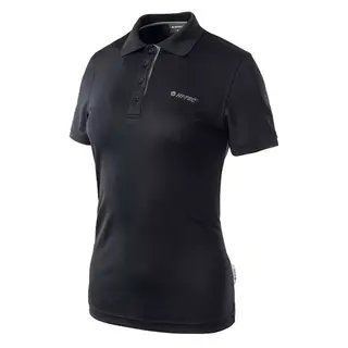 Koszulka polo damska Hi-Tec Lady Site - czarna, Rozmiar L