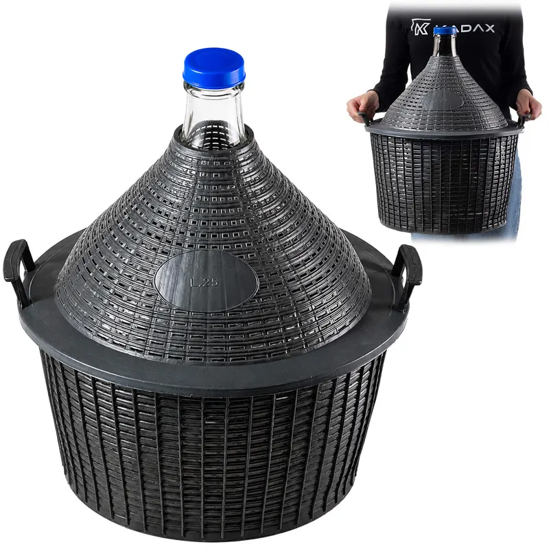 Balon Gąsior do wina Alatri z wąskim otworem 25L