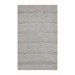 Kleine wolke monrovia dywanik łazienkowy szary 70x120 cm gęste runo