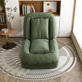 Składana ergonomiczna sofa z funkcją spania dla dorosłych i zwierząt domowych – 5-stopniowa regulacja (90°-180°) z 2 poduszkami, oszczędzająca miejs..