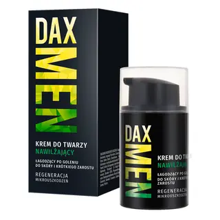 DAX Men krem do twarzy nawilżający z D-pantenolem do każdego rodzaju skóry 50 ml