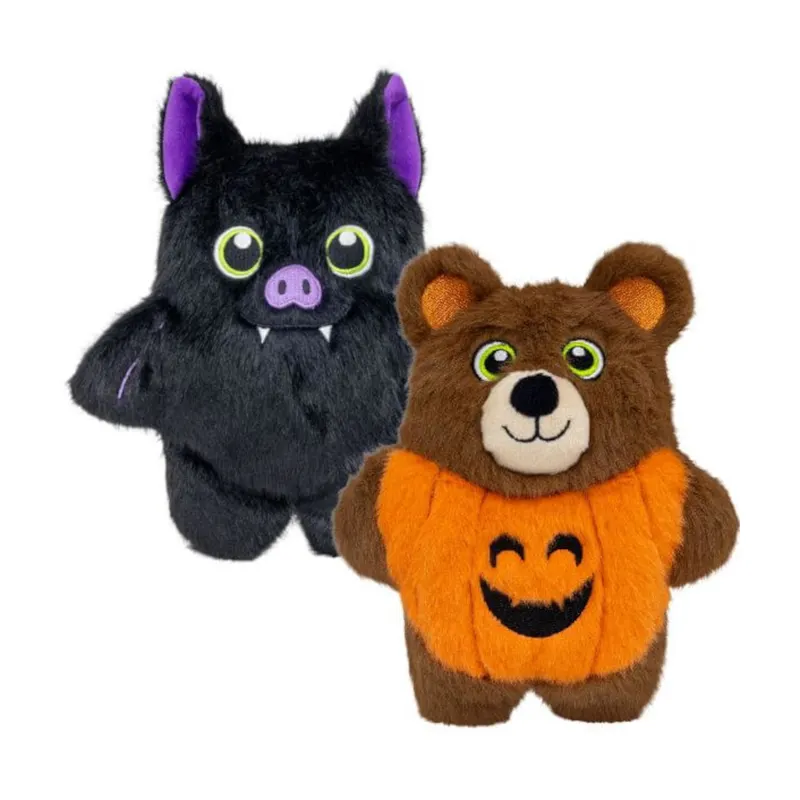 KONG zabawka dla psa Snuzzles Halloween, nietoperz i miś - Dł. 21 x szer. 19 x wys. 10 cm