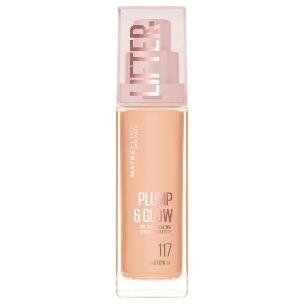 Maybelline Lifter Plump & Glow Podkład Rozświetlający 117