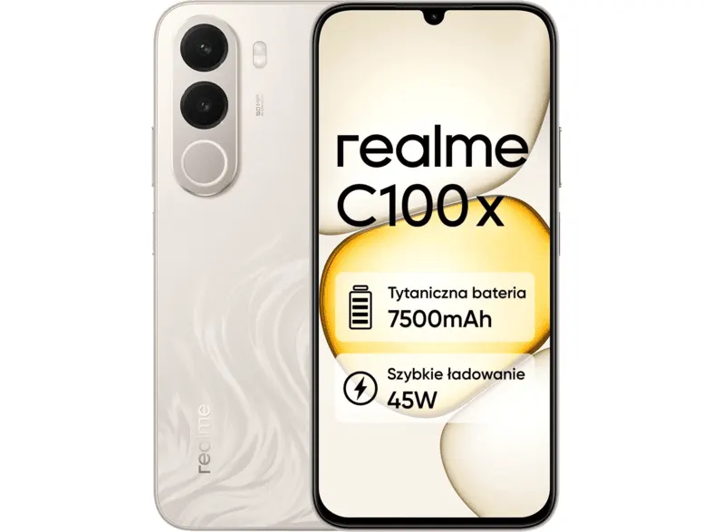 Smartfon REALME C100X 4G (LTE) 4 GB/ 256 GB Złoty