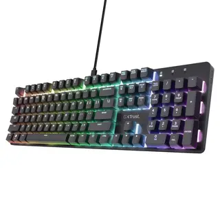 Trust Klawiatura mechaniczna GXT 871 Zora US RGB