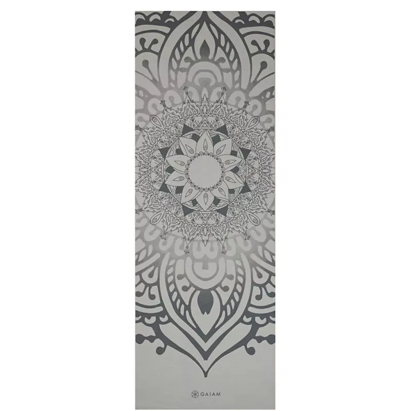 Mata do jogi Gaiam Sustained Grey Sundial Layers 65737 5 mm
