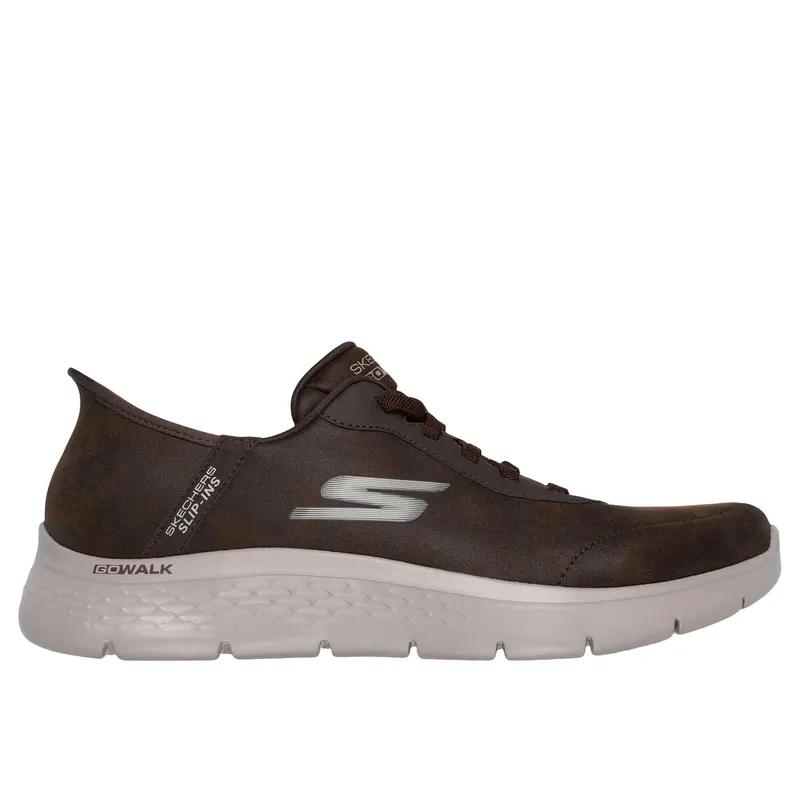 Skechers Go Walk Flex - Smooth Motion, buty outdoor, mężczyzna, brązowy
