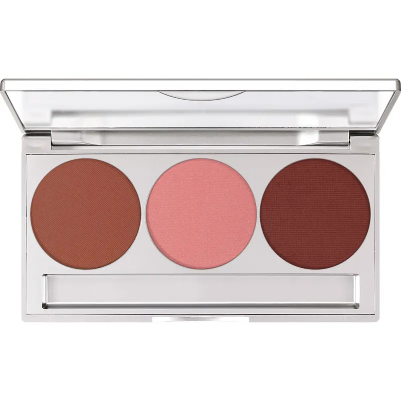 Kryolan Trio Blusher Magnetic Paleta Róży do Policzków Subtle