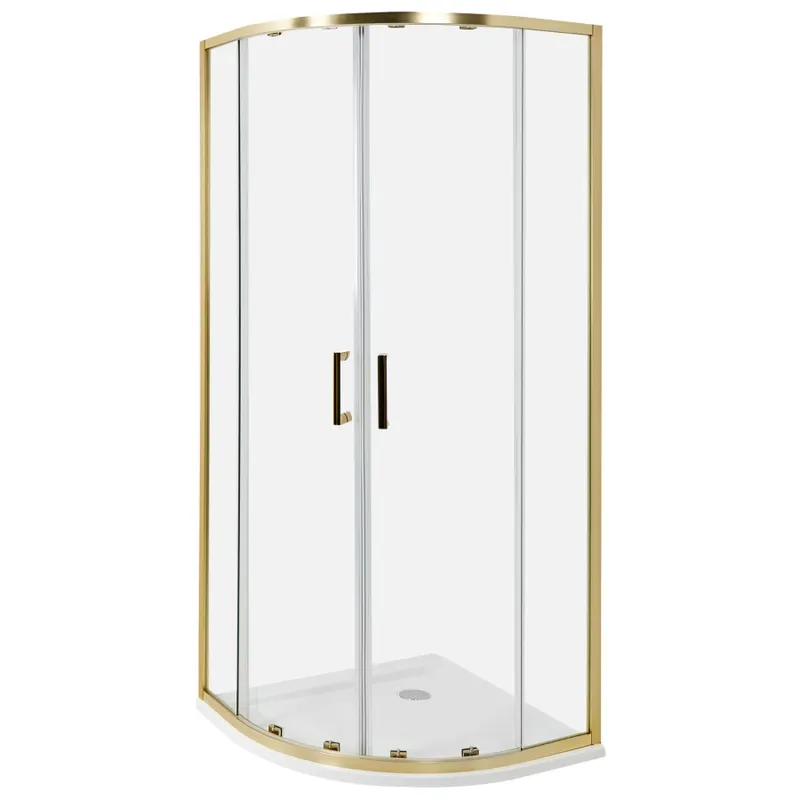 Kabina prysznicowa JUKATAN 80 x 80 x 185 cm Złoty
