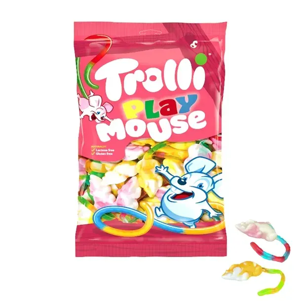 Trolli Żelki Myszy Myszki Pianki Play Mouse 1 kg