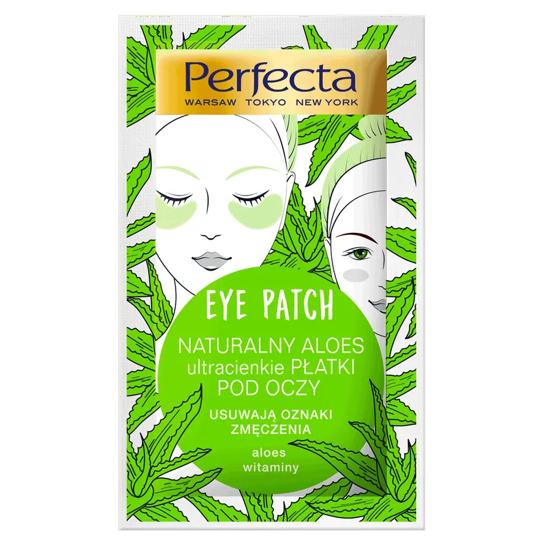 Perfecta EYE PATCH NATURALNY ALOES ultracienkie PŁATKI POD OCZY
