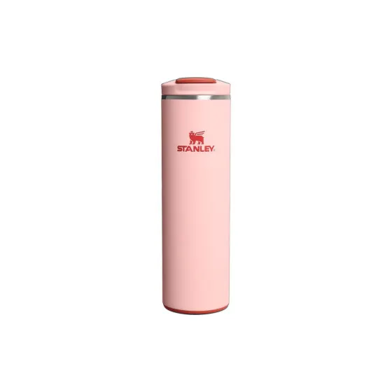 Kubek termiczny Stanley Transit Fliptop Peach Rose – 470 ml, różowy