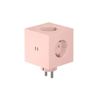 Rozszerzacz gniazd Square 2 z podwójnym USB-C o mocy 30 W - różowy