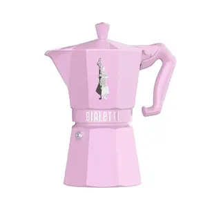 Ekspres do kawy Bialetti moka exclusive różowy 6 filiżanek aluminiowy