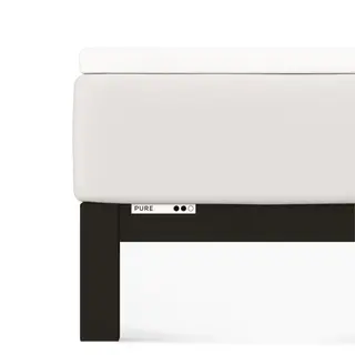 Prześcieradło Schlafgut Pure Topper | 120x200-130x220 cm | Biały | -130x220 Full White 101 - M bawełna