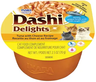 INABA Dashi Delights Tuna with cheese recipe - mokra karma dla kota - 70g