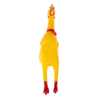 zooplus Basics piszczący kurczak - Rozmiar M (dł. x szer. x wys.): 30 x 7 x 6,5 cm