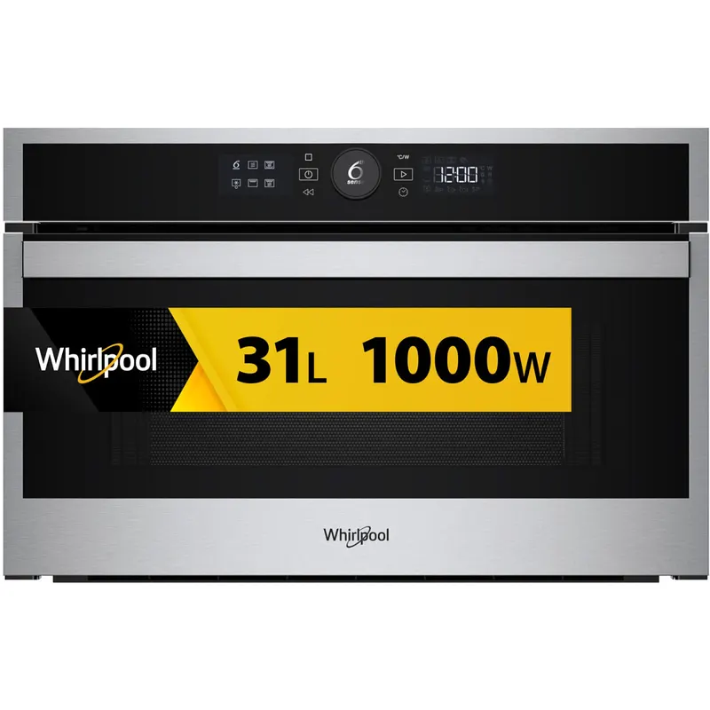 Kuchenka mikrofalowa Whirlpool WMD44MX 1000W Crisp Technologia 3D Grill Czyszczenie parowe 31L