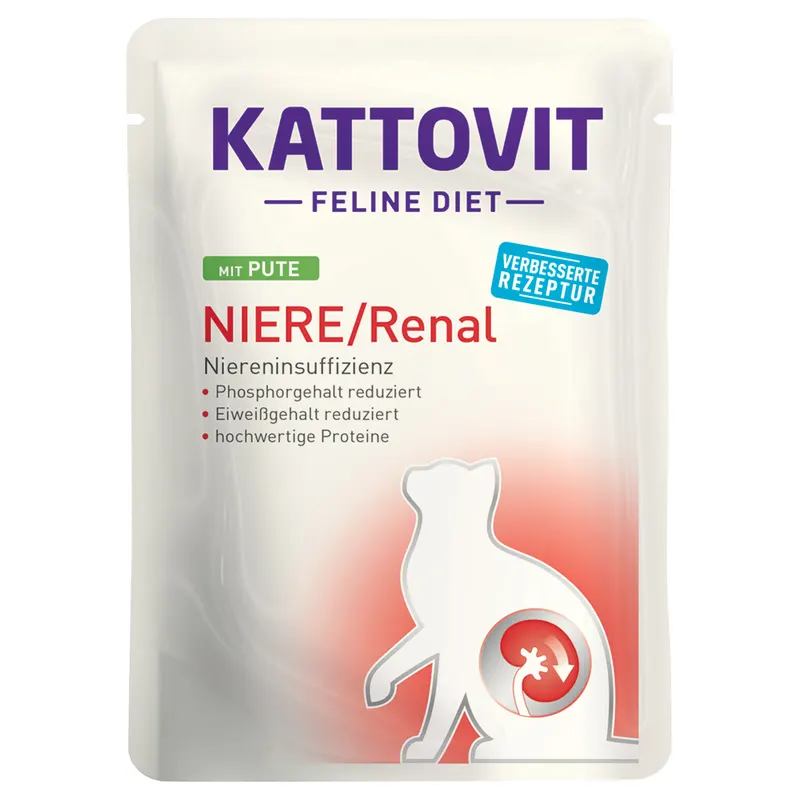Kattovit Renal w saszetkach - Indyk, 24 x 85 g