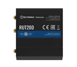 Teltonika RUT200 | Przemysłowy Router LTE | 4G/LTE Cat.4, 2x LAN 100Mb/s Wi