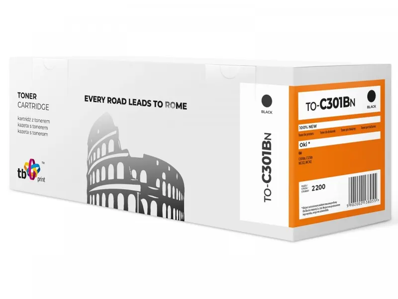 TB Print Toner do OKI C301 TO-C301BN BK 100% nowy