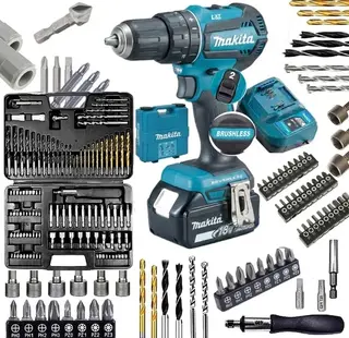 MAKITA DDF490 Wiertarko Wkrętarka Mocna Bezszczotkowa 1x aku 18v Zestaw 109