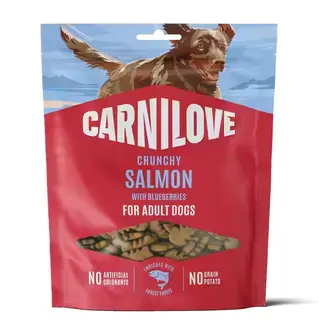 CARNILOVE Crunchy Salmon with Blueberries - przysmak dla psa - 200g